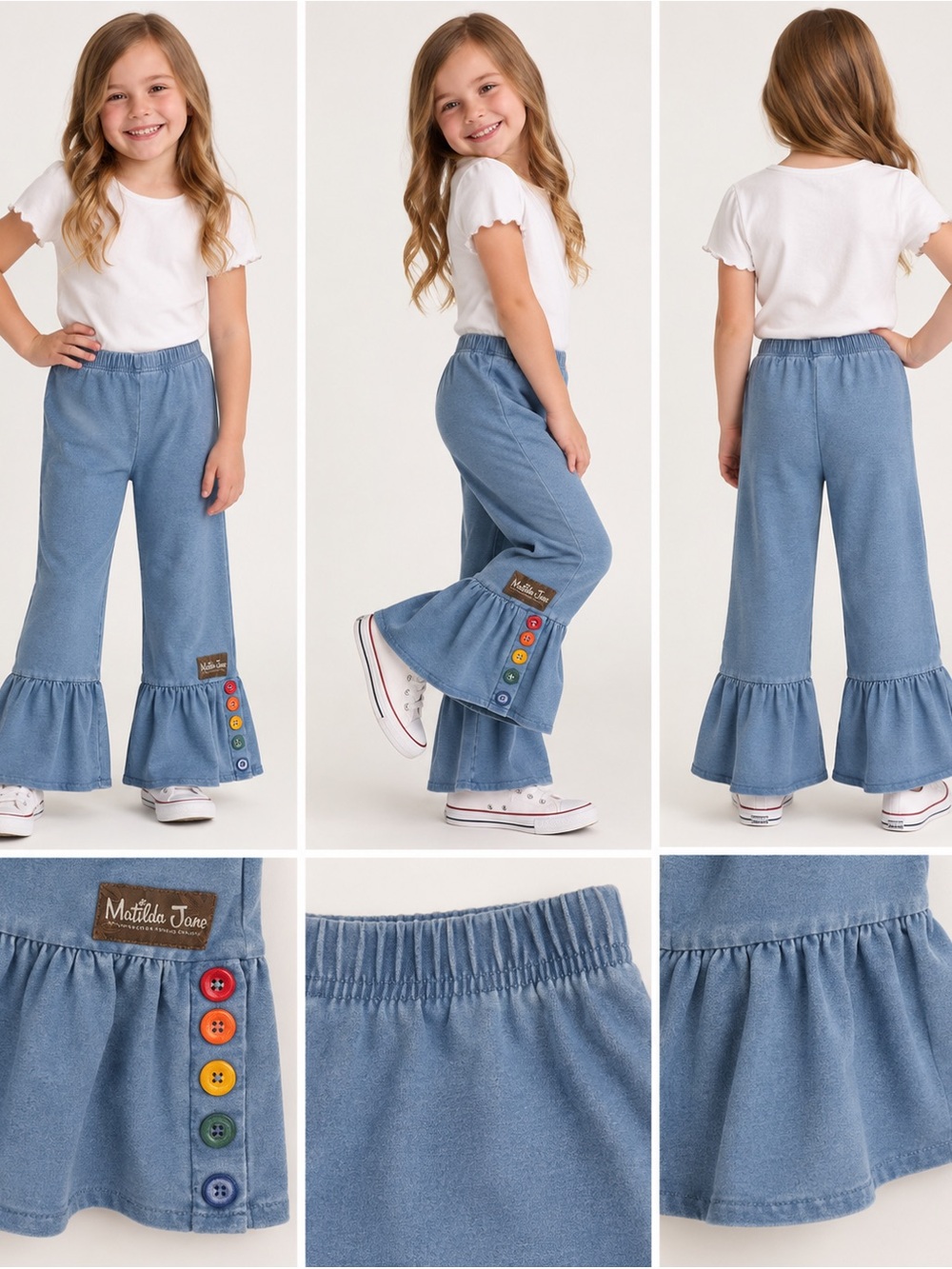 Matilda Jane Girls Ruffle Pants